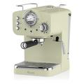 Swan SK22110GN Retro Pump Espresso Coffee Machine in Green 15 Bars