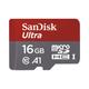 Sandisk Ultra A1 16GB Micro SD Memory Card with Adapter