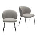 Maxwell Dining Chair - Set of 2 - Grey