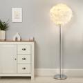 Hattie Feather Floor Lamp - White