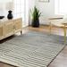 Gawel 5' x 7'6" Modern Wool Black White/Bone/Gray/Dark Gray/Nutmeg Area Rug - Hauteloom