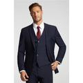 Ted Baker Slim Fit Navy Blue Panama Men's Suit Jacket