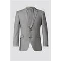 Racing Green Light Grey Pick And Pick Tailored Fit Men's Suit Jacket