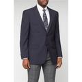 Pierre Cardin Navy Blue Fine Stripe Regular Fit Men's Suit Jacket