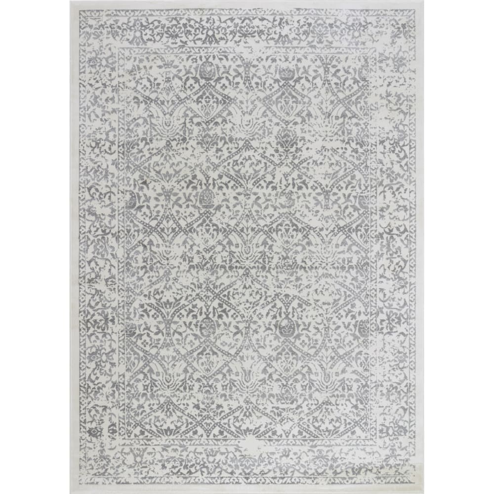 Tapis Vintage Oriental Blanc/Gris 140x200