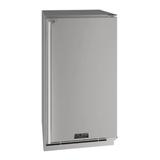 U-Line UCRE518-SS33A 17 3/4" W Undercounter Refrigerator w/ (1) Section & (1) Solid Door, 115v, Silver