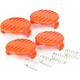 Trimmer Replacement Spool Cap Covers Compatible for Black + Decker Trimmer, 4 Pack (4 Spool Caps + 4 Springs) - Langray