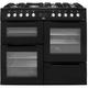 Beko KDVF100K 100cm Dual Fuel Range Cooker - Black - A/A Rated