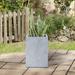 Williston Forge Fugate Planter Box Composite/Fiberglass/Concrete in Gray | 13" H x 9" W x 9" D | Wayfair 8E92CEB6927444C9A0E9CA832ED6B2FF