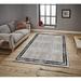 Gray 91 x 63 x 0.16 in Area Rug - East Urban Home Rectangle Mappsburg Machine Made Power Loom Area Rug in | 91 H x 63 W x 0.16 D in | Wayfair