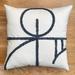 East Urban Home Dmitrijs Cotton/Wool Euro Square Indoor/Outdoor Pillow Cover & Insert Wool Blend/Wool/Blend | 17 H x 17 W x 2 D in | Wayfair