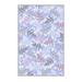 Purple/Red Rectangle 3'3" x 4'11" Area Rug - East Urban Home Aaizah Floral Machine Made Flatweave Area Rug in 59.0 x 39.0 x 0.31 in blue/green/indigo | Wayfair