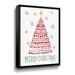 The Holiday Aisle® Merry Christmas Crop - Graphic Art on Canvas in Gray/Red | 24 H x 16 W x 2 D in | Wayfair EAFC3994920540E2832C355316575497