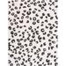 Black/White 84 x 63 x 1.77 in Area Rug - Union Rustic Janeika Animal Print Machine Woven Area Rug in Black | 84 H x 63 W x 1.77 D in | Wayfair