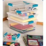Sterilite kids Mini Clip Box, Stackable Small Storage Latch Lid Bin, Container Organizes Office, Crafts Plastic | 11 W in | Wayfair 12 x 19618606