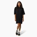 Dickies Women's Mapleton T-Shirt Dress - Black Size M (FMR11)