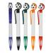 5Pcs Funny Football Writing Pen Retractable Ballpoint Pens Non-slip Grip 1.0mm Black-Ink Write Smoothly for Kid Rewards