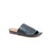 Women's Camano Slide Sandal by SoftWalk in Navy (Size 11 M)