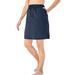Plus Size Women's Taslon® Cover Up Skirt by Swim 365 in Navy (Size 30/32)