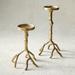 Set of 2 Faux Bois Candlesticks - Frontgate