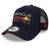 Men's New Era Navy Red Bull F1 Racing Essential Trucker Snapback Hat