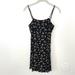 American Eagle Outfitters Dresses | American Eagle Sundress Ditzy Floral Tie Back Xs Spaghetti Strap | Color: Black/Pink | Size: Xs