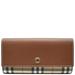 Burberry Bags | Burberry Continental Vintage Leather Check Wallet Brown | Color: Brown | Size: Os
