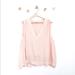 Free People Tops | Free People Darcy Super V Tank Sleeveless Blouse | Color: Pink | Size: S