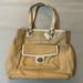 Coach Bags | Coach Shoulder Purse Beige Size Medium 100% Leather Light Beige | Color: Cream/Tan | Size: Os