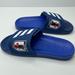 Adidas Shoes | Adidas Adilette Tnd Japan Soccer National Team Slides Sandals Blue Men's | Color: Blue/White | Size: 8