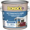 BONDEX Wetterschutzfarbe Farben Gr. 2,5 l 2,5 ml, rot (purpurrot) Farben Lacke