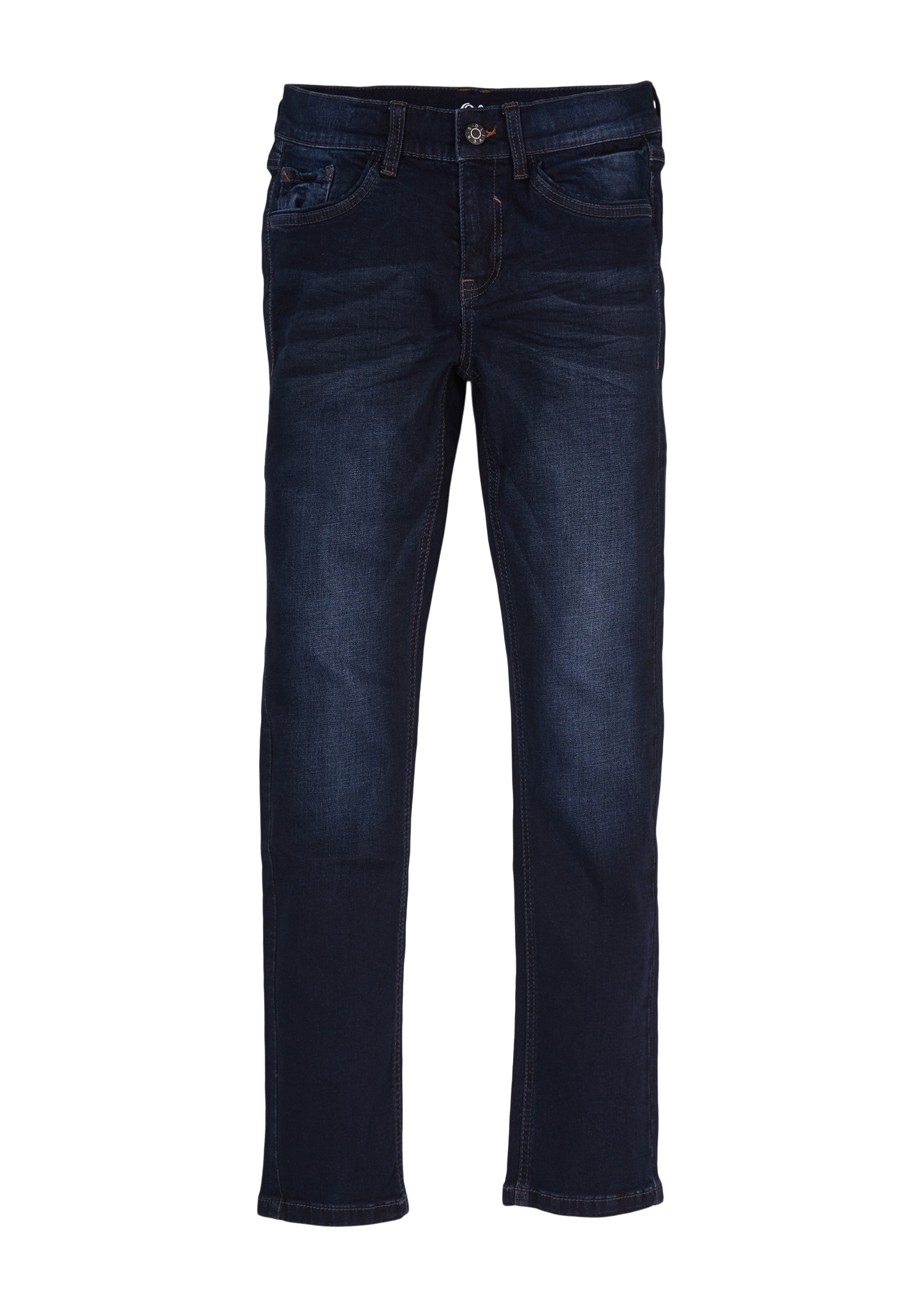 Skinny-fit-Jeans S.OLIVER JUNIOR, Jungen, Gr. 164, N-Gr, blau, Denim/Jeans, Obermaterial: 98% Baumwolle, 2% Elasthan, skinny fit, Jeans