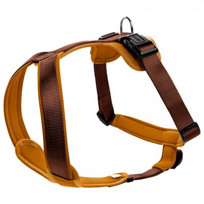 Hunter - Harness Neoprene - Hundegeschirr Gr Bauchumfang 72-91 cm - Halsumfang 65 cm braun/ karamell Image