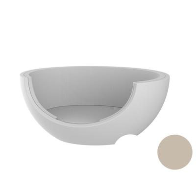 Vondom »ULM« Outdoor Mond Daybed Basic matt / White mit Bezug Silvertex White 4004 Image
