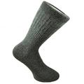 Plain Grey Ribbed Men's Socks by Peter England