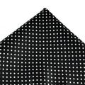 Black & White Polka Dot Pocket Square Handkerchief