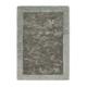 Shimmer Shaggy Border Rugs in Silver