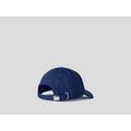 Benetton, Dark Blue Cap With Embroidered Logo, taglia OS, Dark Blue, Men