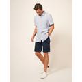 White Stuff Mens Pure Cotton Cargo Shorts - 30REG - Navy, Navy