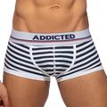 Addicted Basic Colors Cotton Trunks - Sailor - White XXXL