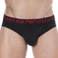 Emporio Armani All Over Printed Microfiber Briefs - Black M