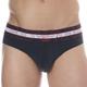 Emporio Armani Megalogo Cotton Briefs - Navy XL