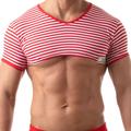 TOF Paris Sailor Crop Top - Red M