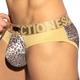 ES Collection Satin Wild Push Up Briefs - Leopard XL