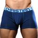 Andrew Christian Almost Naked Cotton Boxer Briefs - Navy XS