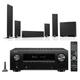 Denon AVRX2700H 7.2 Ch 8K AV Receiver with Kef T205 5.1 Home Theatre Speaker System