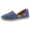 Espadrille VERBENAS "CARMEN SERRAJE", Damen, Gr. 39, blau (jeansblau), Veloursleder, klassisch, Schuhe, Schlupfschuh, Sommerschuh, Loafer mit typischem Jute-Rahmen