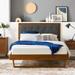 Willow Full Wood Platform Bed With Angular Frame