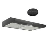 Under Cabinet Range Hood 30 inches Ducted Ductless Over Stove Hood with Carbon Filter Tieasy