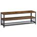 TV Stand, TV bench TV Console for up to 60 Inch Televisions, Coffee Table, Rustic Brown ULTV50BX